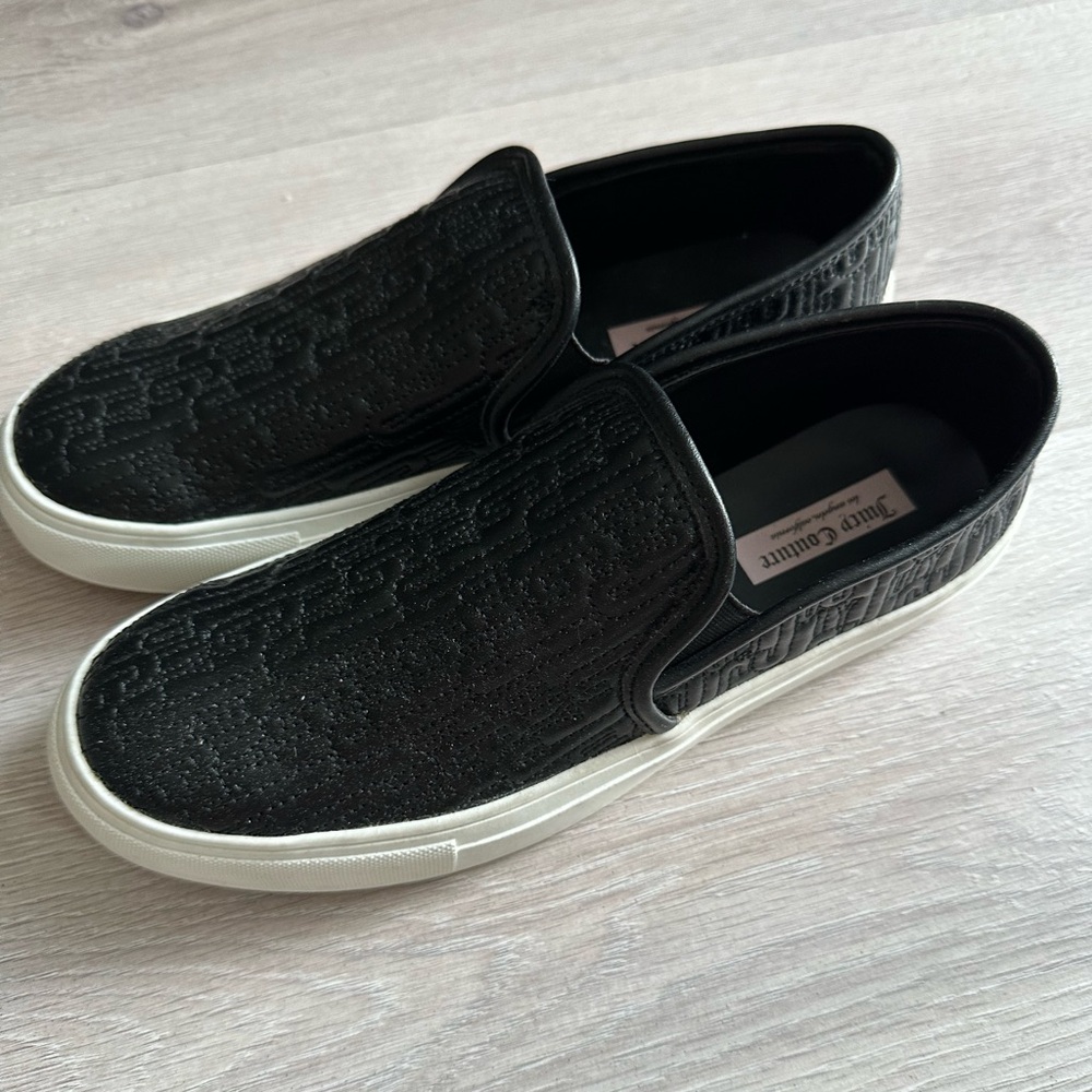 Black and white, Juicy Couture slip ons